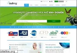 Sites similar to subreg.cz