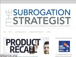 Sites similar to subrogationstrategist.com