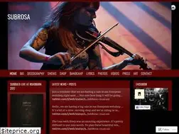 Sites similar to subrosa.cc