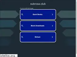 Sites similar to subrosa.club