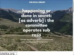 Sites similar to subrosalibrary.com