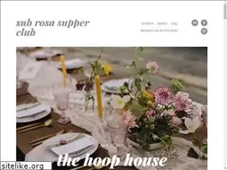 Sites similar to subrosasupperclub.com