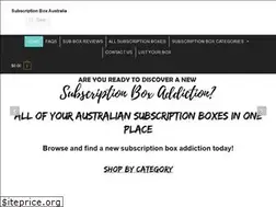 Sites similar to subscriptionboxaustralia.com