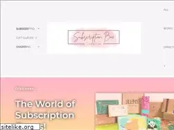 Sites similar to subscriptionboxes.ca