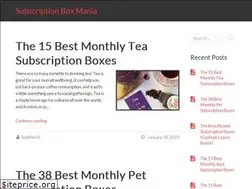 Sites similar to subscriptionboxmania.com