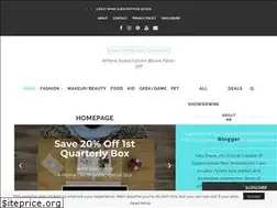 Sites similar to subscriptionboxshowdown.com
