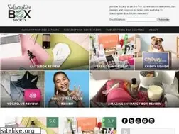 Sites similar to subscriptionboxsociety.com