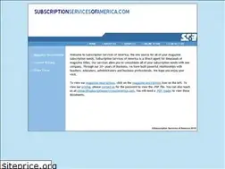 Sites similar to subscriptionservicesofamerica.com