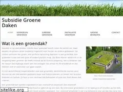 Sites similar to subsidiegroenedaken.nl