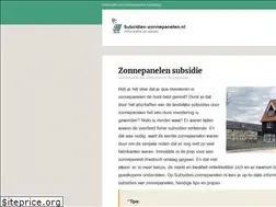 Sites similar to subsidies-zonnepanelen.nl