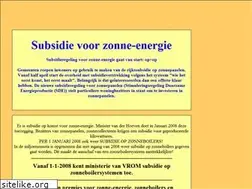 Sites similar to subsidiezonneenergie.nl