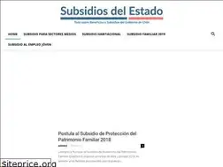 Sites similar to subsidiosdelestado.com