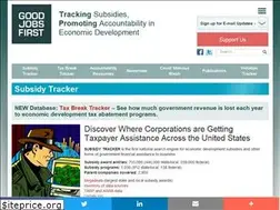 Sites similar to subsidytracker.goodjobsfirst.org