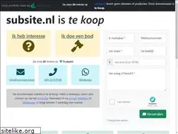Sites similar to subsite.nl