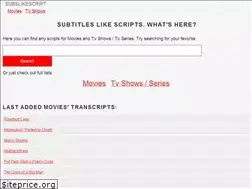 Sites similar to subslikescript.com