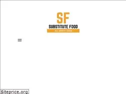 Sites similar to substitutefood.com
