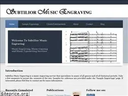 Sites similar to subtiliormusicengraving.com
