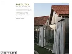 Sites similar to subtilitas.site