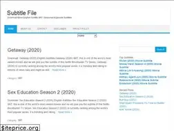 Sites similar to subtitlefile.com