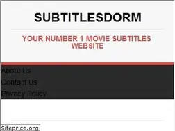 Sites similar to subtitlesdorm.com