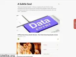 Sites similar to subtlesoul.blogspot.com