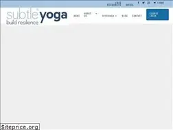 Sites similar to subtleyoga.com