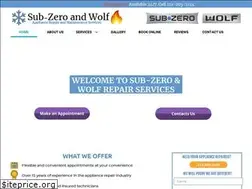 Sites similar to subzero-wolf-service.com