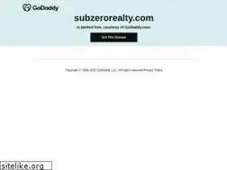 Sites similar to subzerorealty.com
