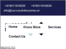 Sites similar to successfulresumes.in