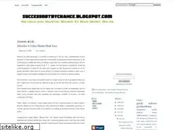 Sites similar to successnotbychance.blogspot.com