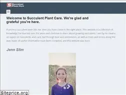 Sites similar to succulentplantcare.com