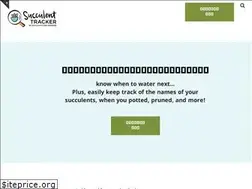 Sites similar to succulenttracker.com
