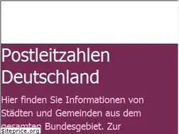 Sites similar to suche-postleitzahl.org