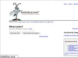 Sites similar to sucksalot.com