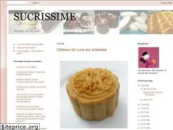 Sites similar to sucrissime.com