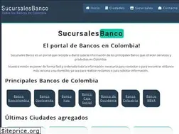Sites similar to sucursalesbanco.com.co