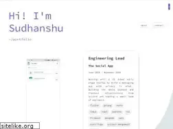 Sites similar to sudhanshug.com