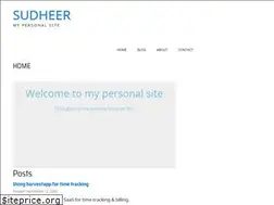 Sites similar to sudheer.co