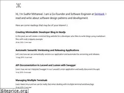 Sites similar to sudkumar.com