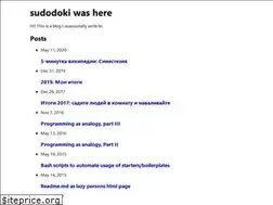 Sites similar to sudodoki.name