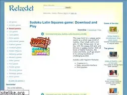 Sites similar to sudoku-latin-squares.relaxlet.com