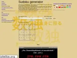Sites similar to sudokugenerator.de