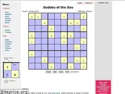 Sites similar to sudokuoftheday.co.uk