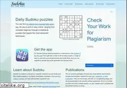 Sites similar to sudokuoftheday.com