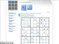 Sites similar to sudokuonline.hu