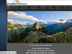 Sites similar to suedamerikatours.de