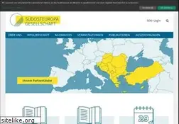 Sites similar to suedosteuropa-gesellschaft.com