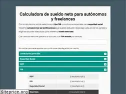 Sites similar to sueldonetoautonomo.es