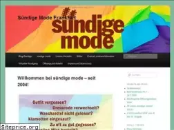 Sites similar to suendige-mode.de