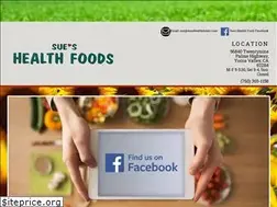 Sites similar to sueshealthfoods.com